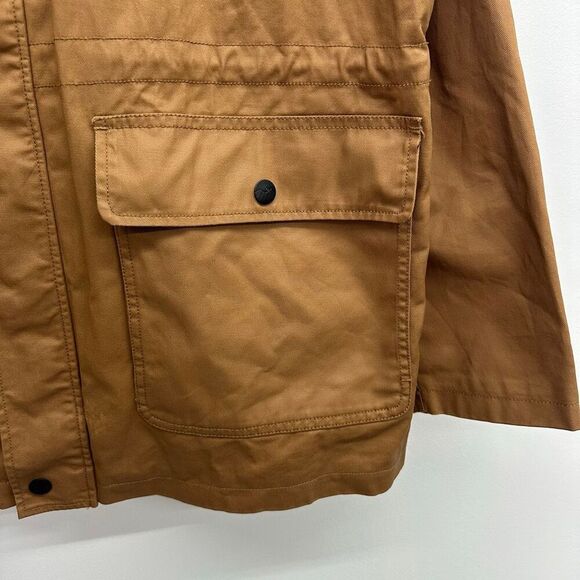 Kavu Men's Partaker Jacket Tobacco Tan Fleece Plaid Lining - Picture 9 of 15